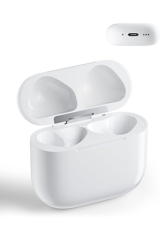 حافظة شحن لاسلكية متوافقة مع AirPods الجيل الرابع، حافظة شحن بديلة بمنفذ USB-C