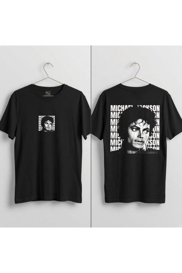 Michael Jackson Printed 100% Cotton Crew Neck T-Shirt