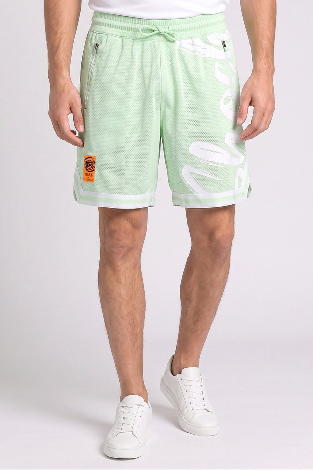 Men Relaxed Fit Training Short, Multicolor