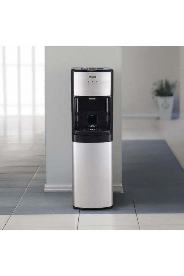 Milano Free Standing Bottom Loading Water Dispenser Floor Standing Best For Home Kitchen Office- SS Panel with Door - Model No. Yl-1639 S