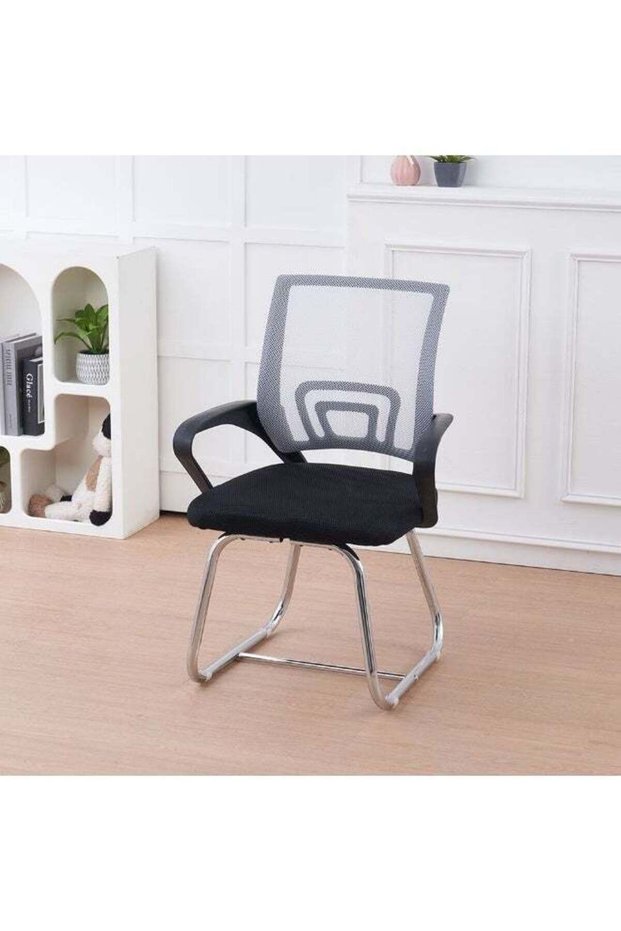 Herald Visitor Chair - Grey/Black | Stylish Office Furnitu