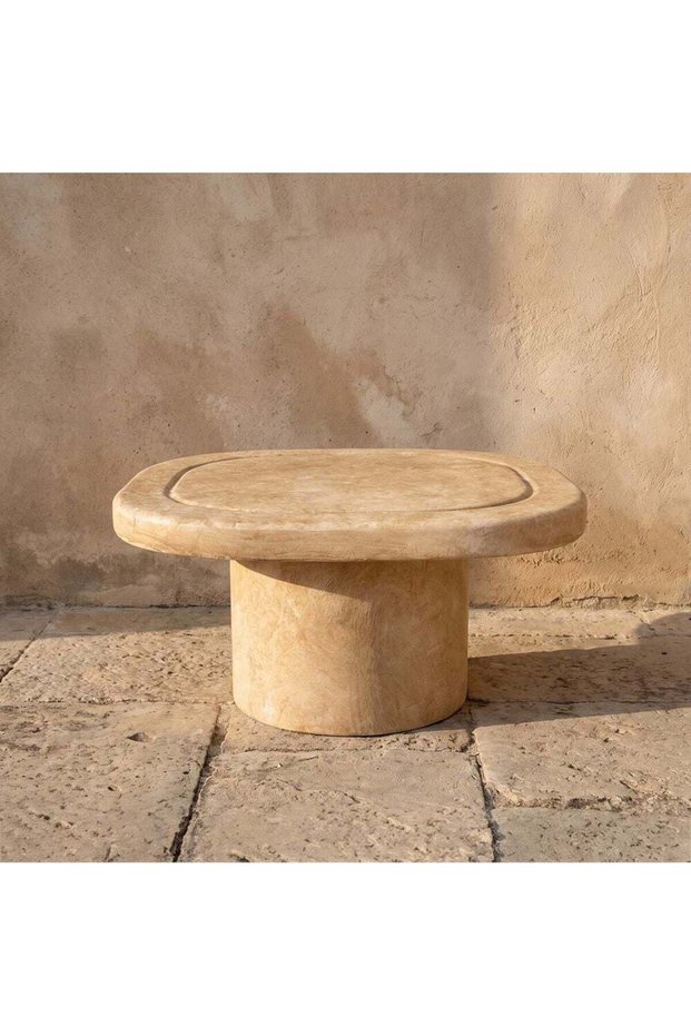 Sandy Dune Mgo Table | All Weather 1 Piece Outdoor Table |
