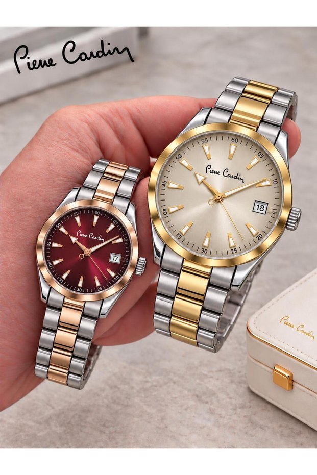 Couple Lover's Watch 24 Months Warranty Stainless Steel Band 3 Atm Custom Box and Gift Package Vs.Blkt.1268
