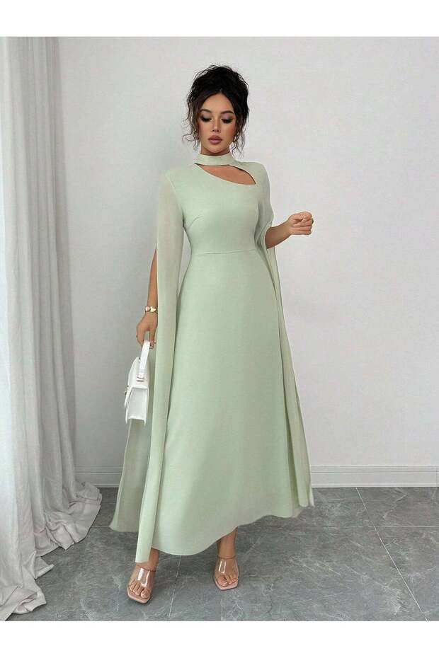 Rochie maxi, verde