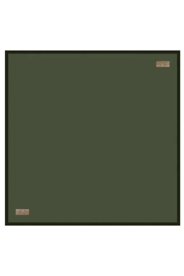 Fall Scarf 57112 Green Plain Pattern