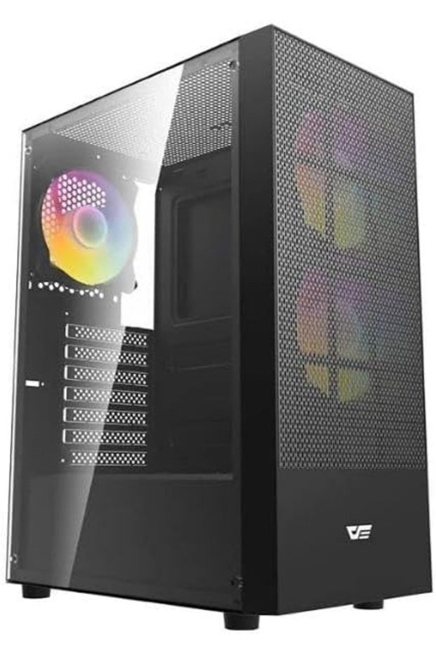 A290 computer case + 3 fans (black)