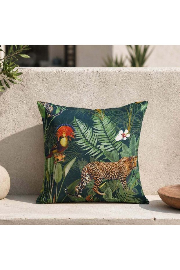 Toss Pillow With Zipper Without Piping 45X45Cm - Wild Leopard