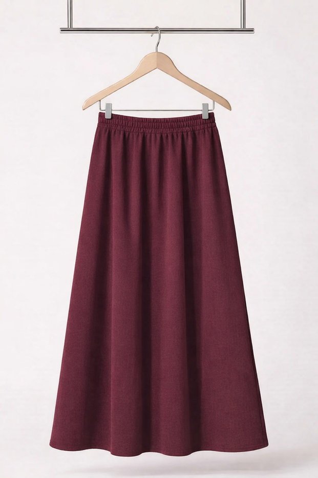 Modest Long Girls' Seasonal Skirt - Cherry Rotten