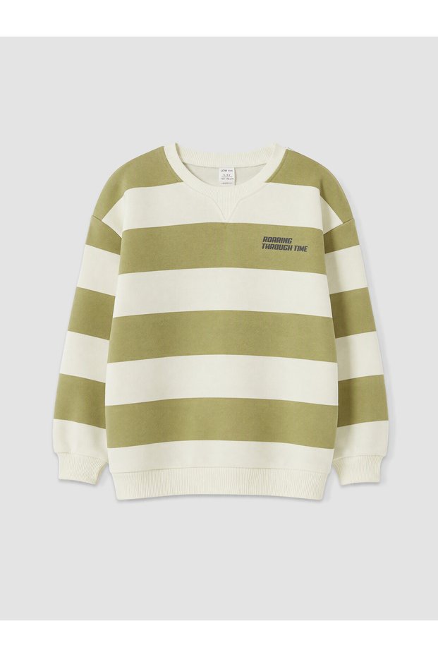 Boy's Striped Sweatshirt