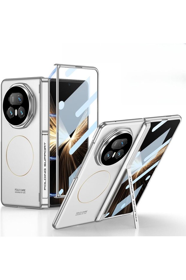 حافظة متوافقة مع هاتف Honor Magic V5 مع واقي للشاشة، وحامل، وشحن لاسلكي - رفيعة للغاية