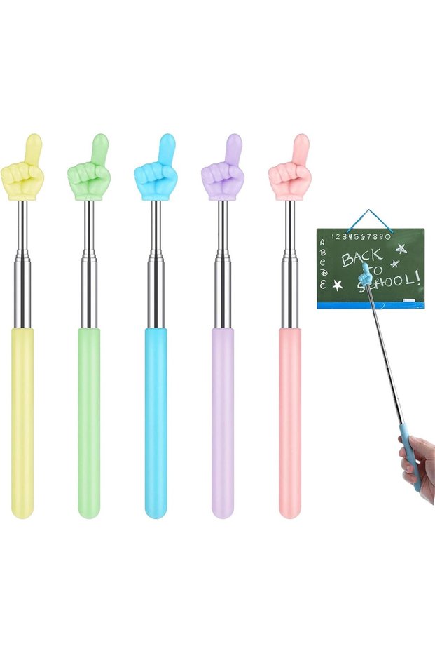 5 Pcs Pointer Finger, Finger Pointer Stick, Presentation Pointer, Pointy Finger Stick Suitable for T