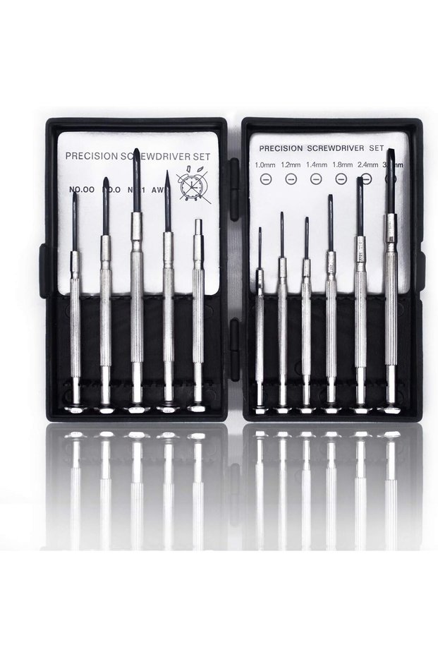 11PCS Mini Precision Screwdriver Set, Small Screwdriver Set for Electronics, Toys, Computer, Watch R