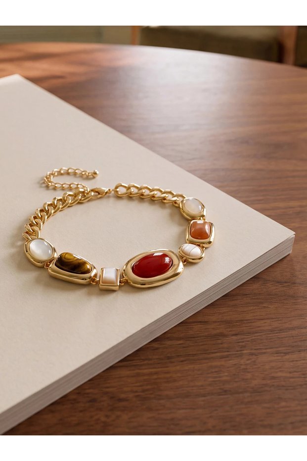 Lcw Joy Yellow Women's Chain Necklace