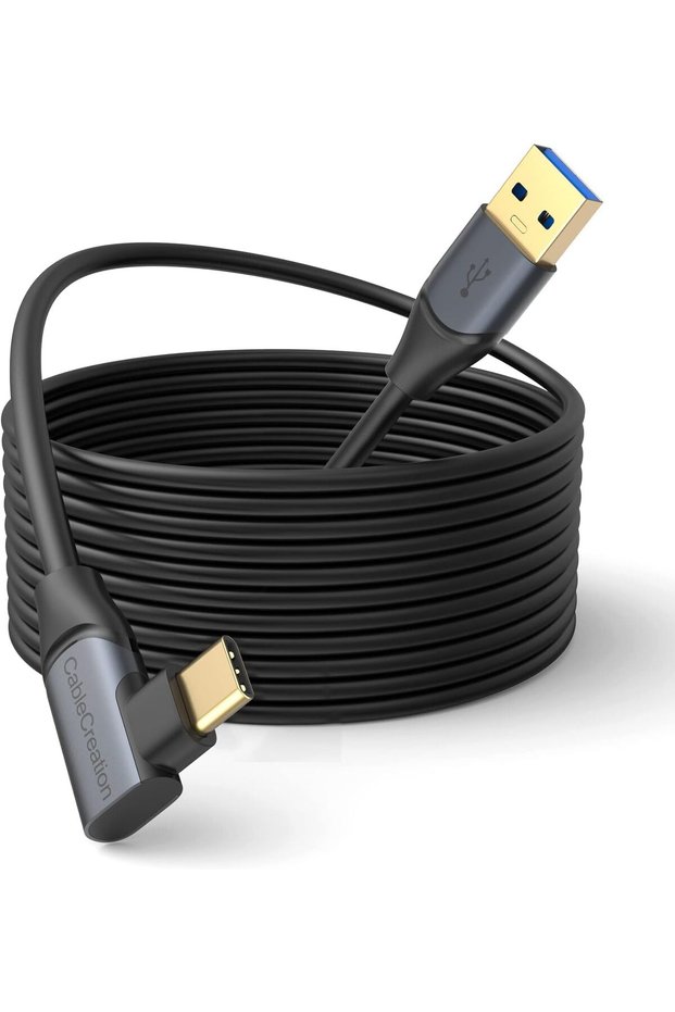 كابل Link متوافق مع Quest 2 بطول 10 أقدام، كابل USB C إلى A