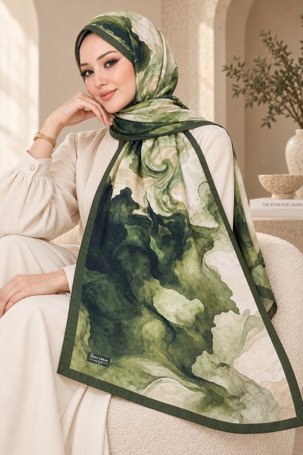 Patterned Soft Shawl - 073
