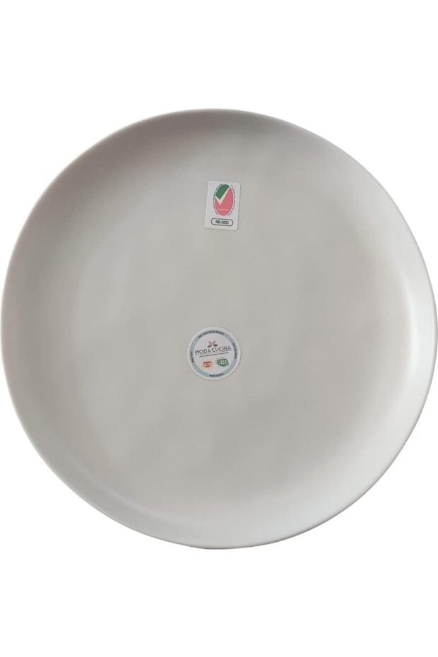 Melamine Dessert Plate - ivory 18cm
