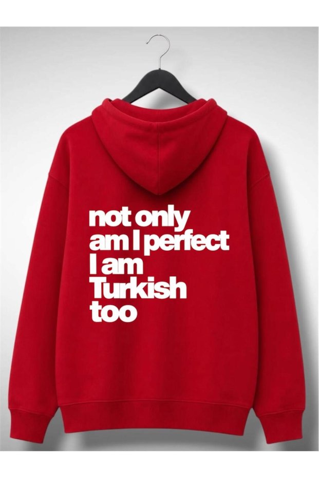 New Season Printed 3 Yarn Cotton Hooded Sweatshirt