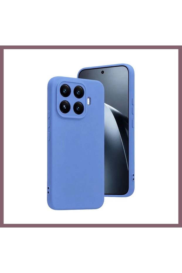 Mi 17t Pro Compatible First Silicone Case - Blue Bzss