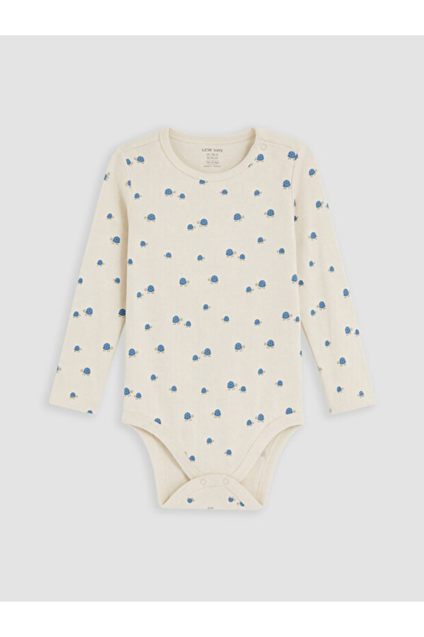 I Embroidered Baby Boy Snap Bodysuit from Freezen Store
