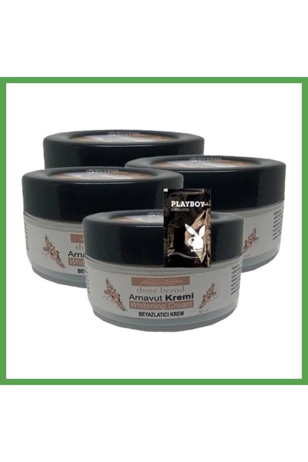 Three Brand 4-Pack Albanian Cream Whitens Cream 50 ml + 1 Gel Gift Mgc