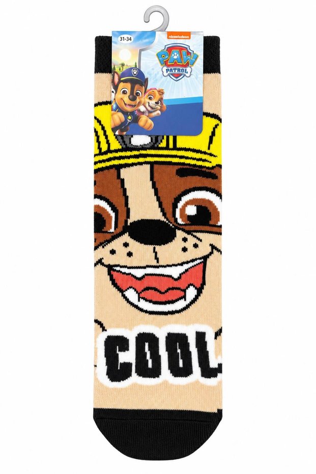 Licensed Boys' Socks Girls' Cotton Socks Daily Socks Dog Patterned Gift Socks - Beige Yellow