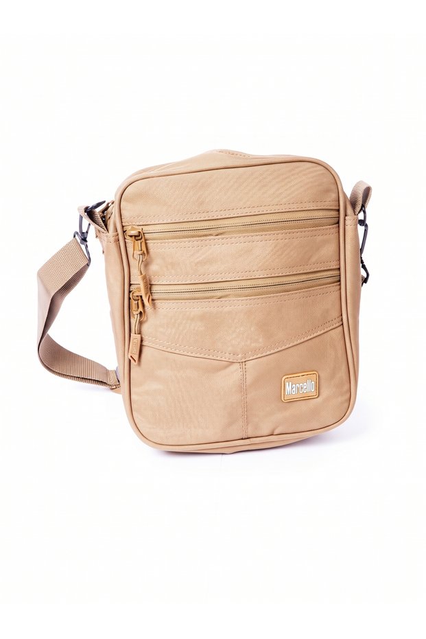 Multi-Pocket Crossbody Bag for Men & Women, Daily Casual Messenger & Shoulder Bag with Adjustable Strap