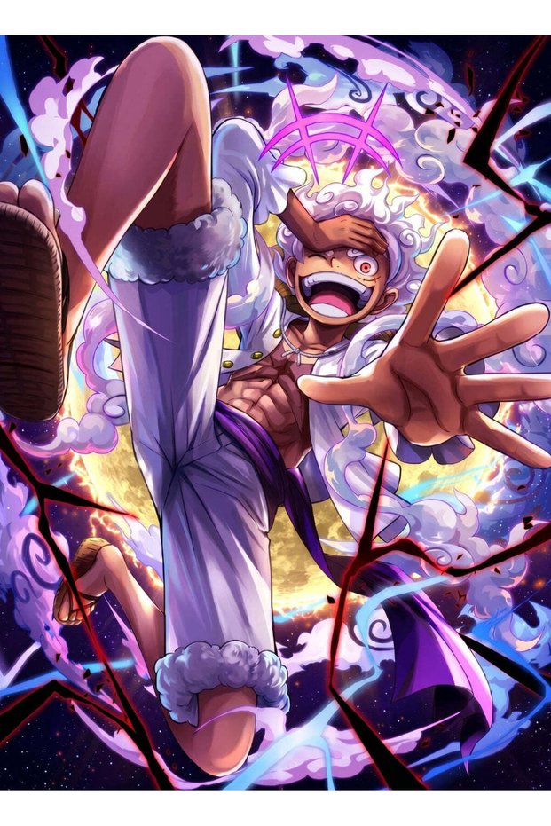 Monkey D. Luffy B One Piece Anime Metal Poster - Magnetic Wall Art Print