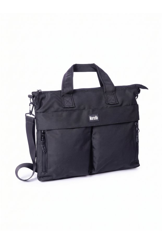 Multi-Pocket Business Briefcase & Laptop Tote Bag with Shoulder Strap for Men & Women