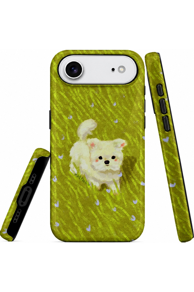 iPhone 17 Air Compatible - Puppy Dog, Double Layer Cover, Glossy Surface Protective Case