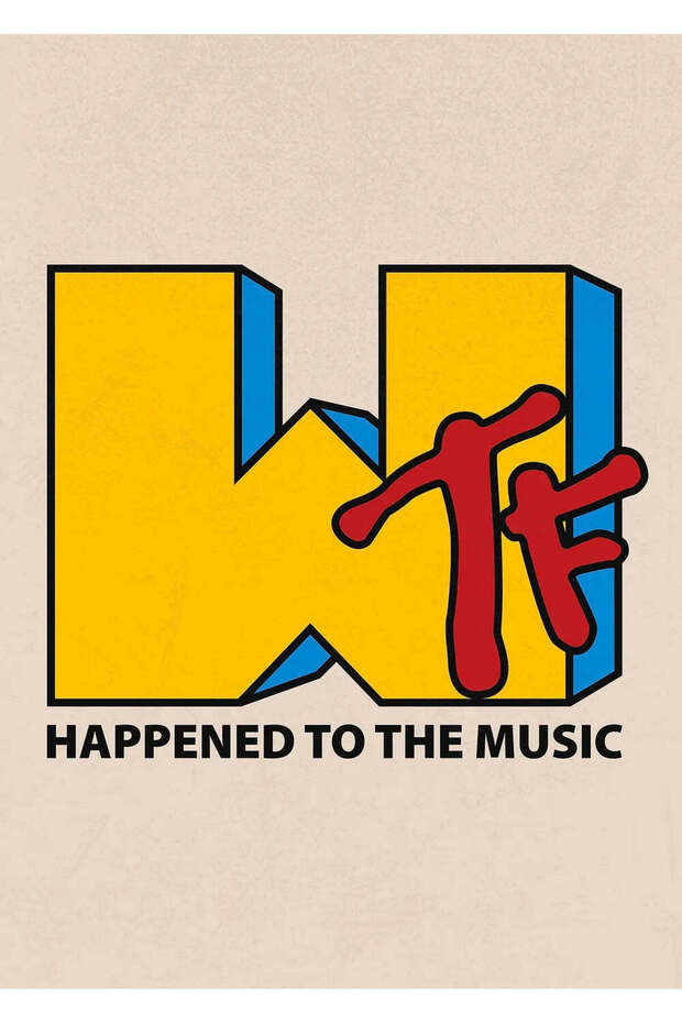 WTF Happened to the Music Metal Poster - Magnetic Wall Art Print
