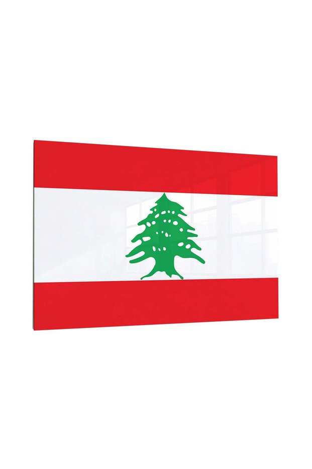 Lebanon Flag Metal Poster - Magnetic Wall Art Print