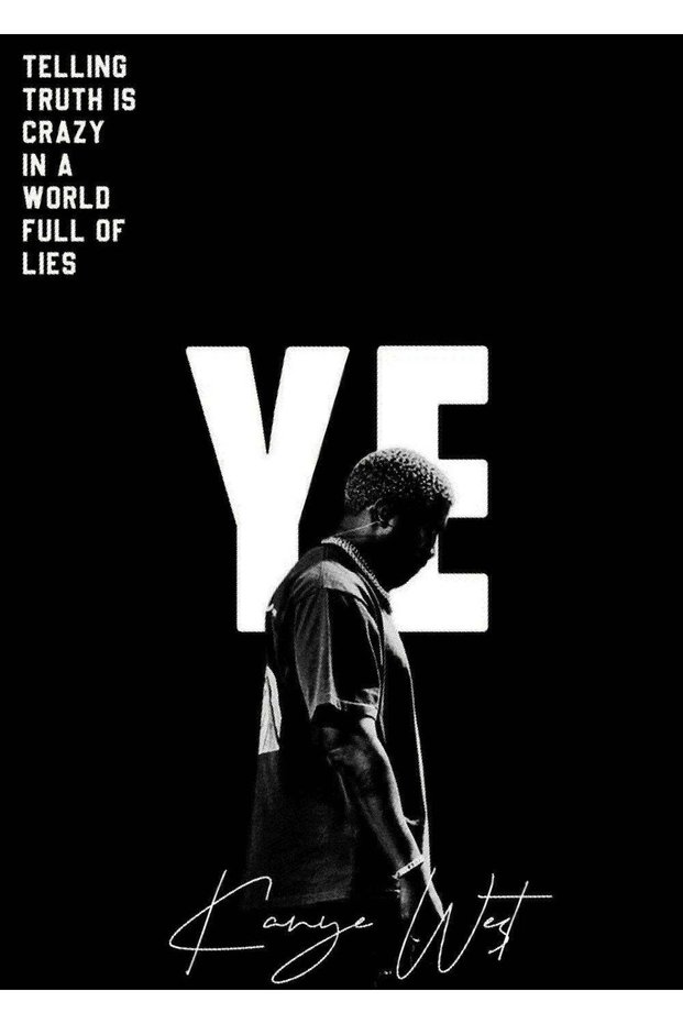 Kanye West Ye Hip Hop Metal Poster - Magnetic Wall Art Print