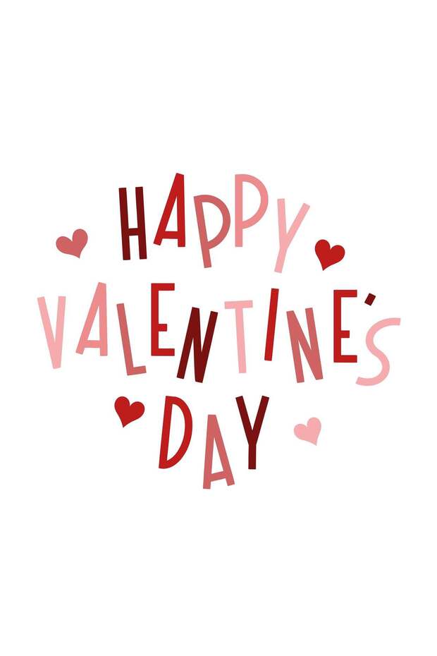 Happy Valentine's Day Love Metal Poster - Magnetic Wall Art Print
