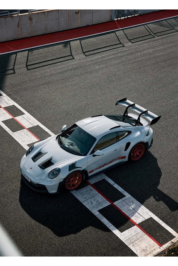 Porsche 911 GT3 RS Track Day Car Metal Poster - Magnetic Wall Art Print