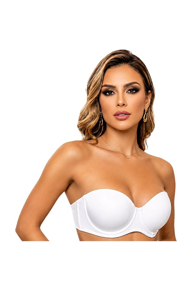 7035 Women's Strapless B Cup Bra