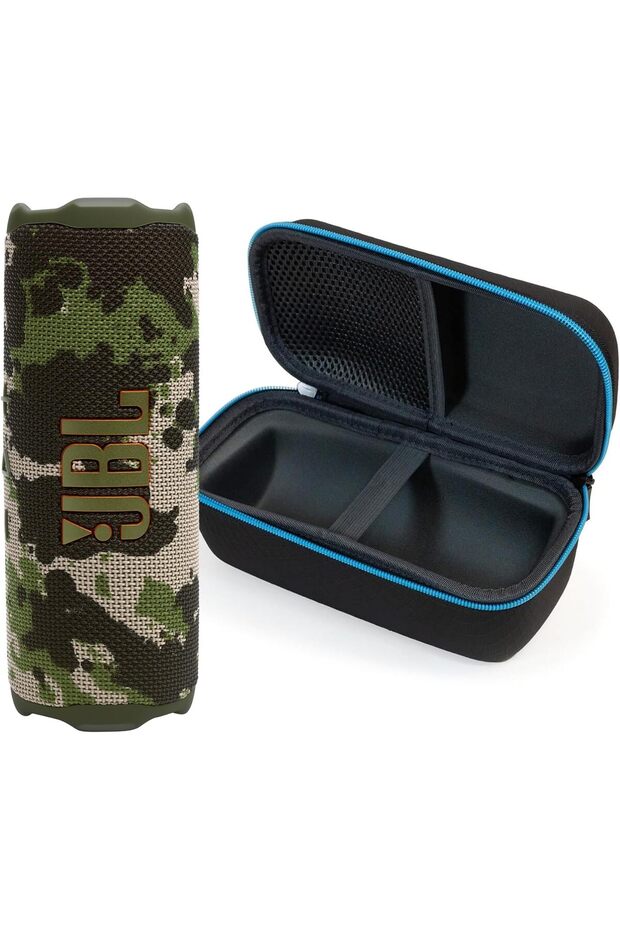 FLIP 7 Bluetooth Speaker & divvi! Premium Hard Case Bundle - Squad