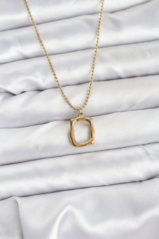 316L Steel Chain Gold Color Model Women's Necklace - Tj-Bko10688