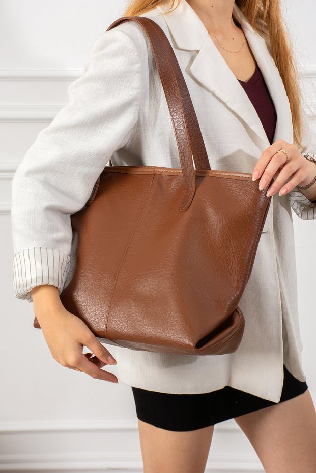Olya Soft Leather Shopper Women's Handbag and Shoulder Bag