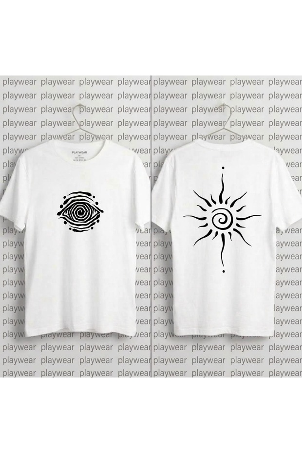 Goz-Ve-Gunes-V1 Printed 100% Cotton Crew Neck T-Shirt