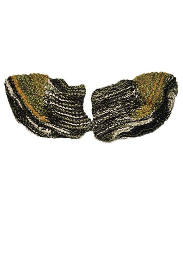 Hand-knitted wool socks