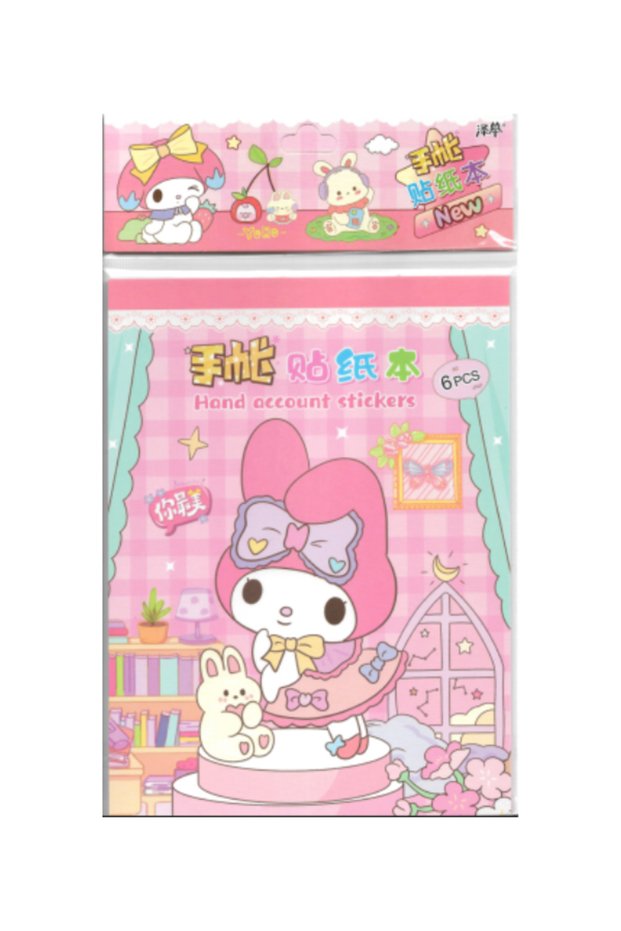 pembe renkli Sticker Seti