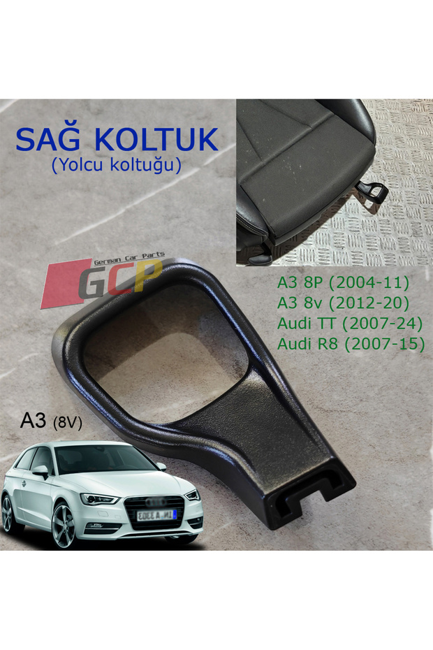 Audi A3 8V Seat Forward Backward Adjustment Handle Right 8P0881232
