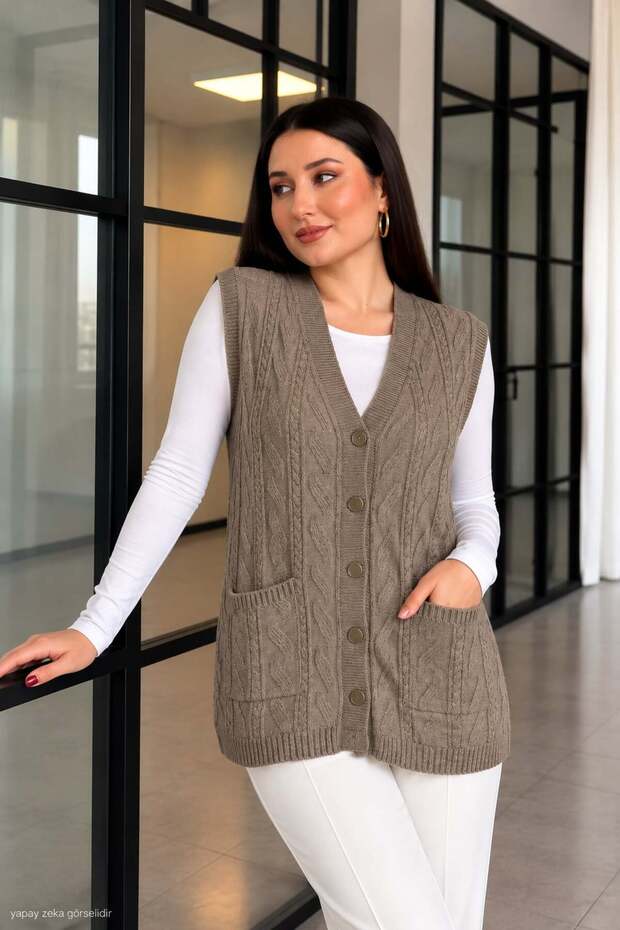 Women's Hattuş Knitwear Vest