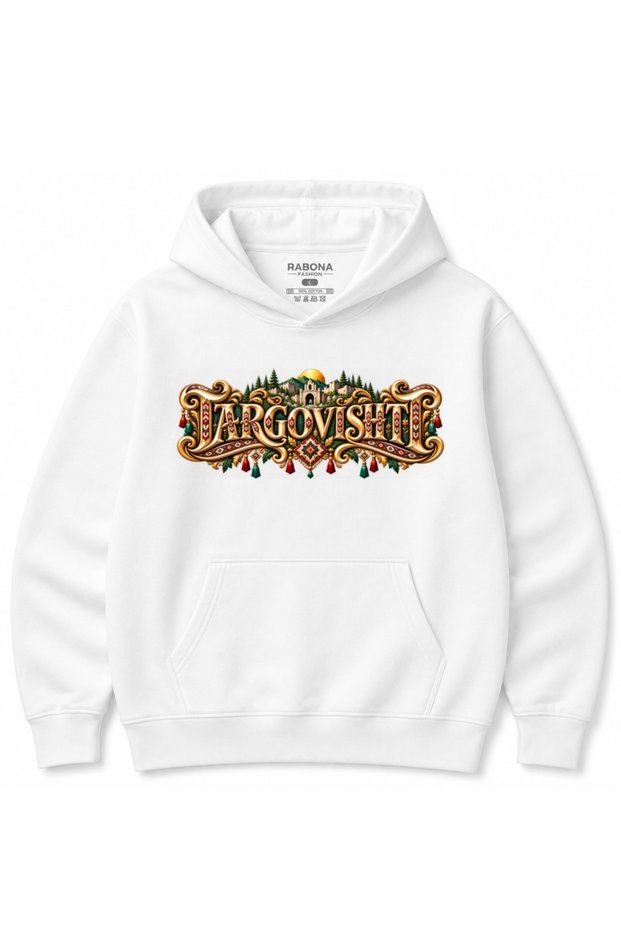 Targovishte Golden Heritage – Traditional Bulgarian Folk Art Graphic Hoodie