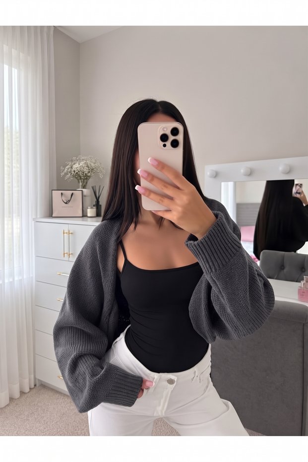 Women's Long Sleeve Knitwear Bolero