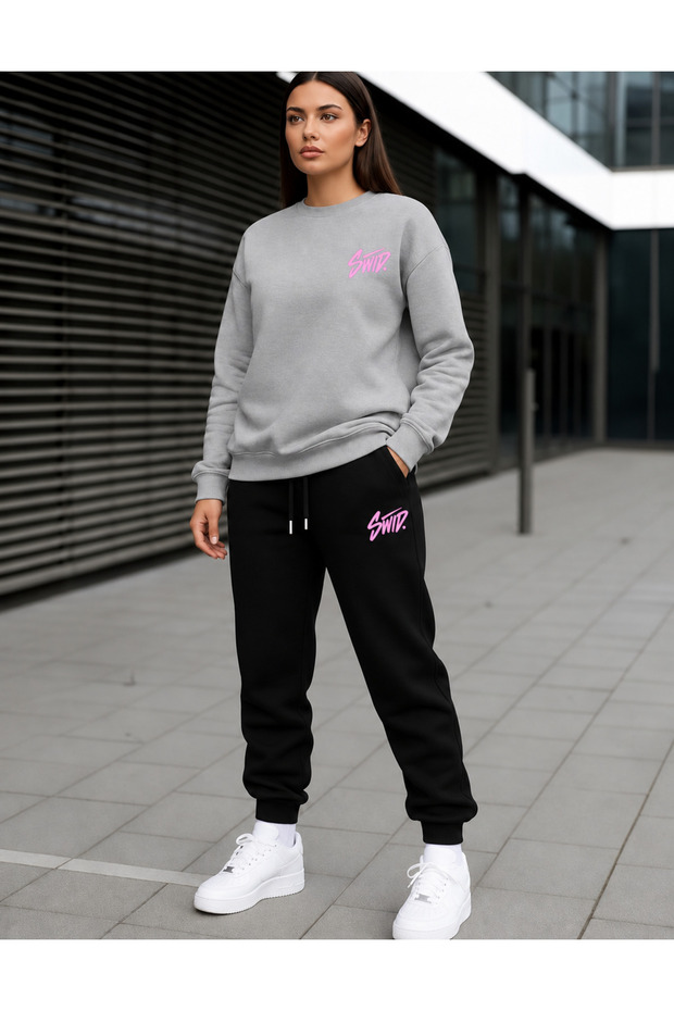 Zero-Collar Sharddonted Sweatshirt Seasonal Svp Printed Women'S/Men's Unisex Model