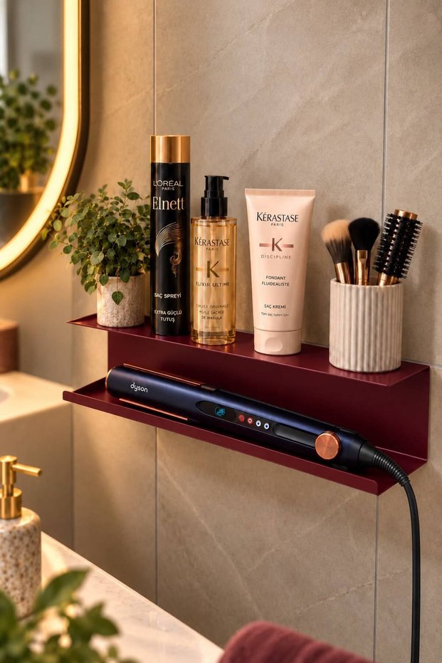 Flatting Rack Metal 🍒   Cherry Rot 🍒   Heat Resistant | |   Airstrait ™   Corrale Coolshine ™ Ahs-2026 S8540 Hs 7031 S5525 Pro | |   Compatible with All Flatirons | |   Hair Machine Organizing Rack | |   35 cm | |