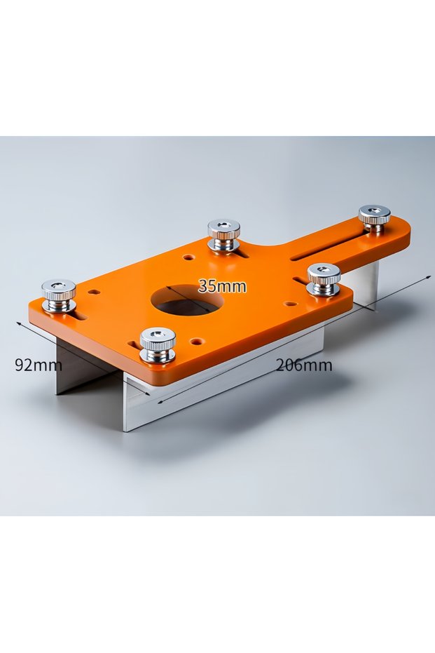 Gold Wood Router Slotting Locator Accurate Slotted Base Slotting Machine Bracket Handheld Edge Trimm