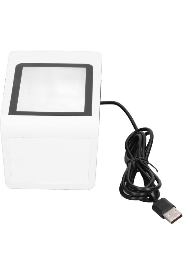 Automatic Barcode Reader Voice Prompts QR Code Scanner for Computers PC POS Machine, Wide Compatibility for Self Service Scanning Code Payment, USB Interface