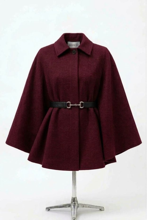Pellene Pancho Kaşe Size-76Cm Bordo